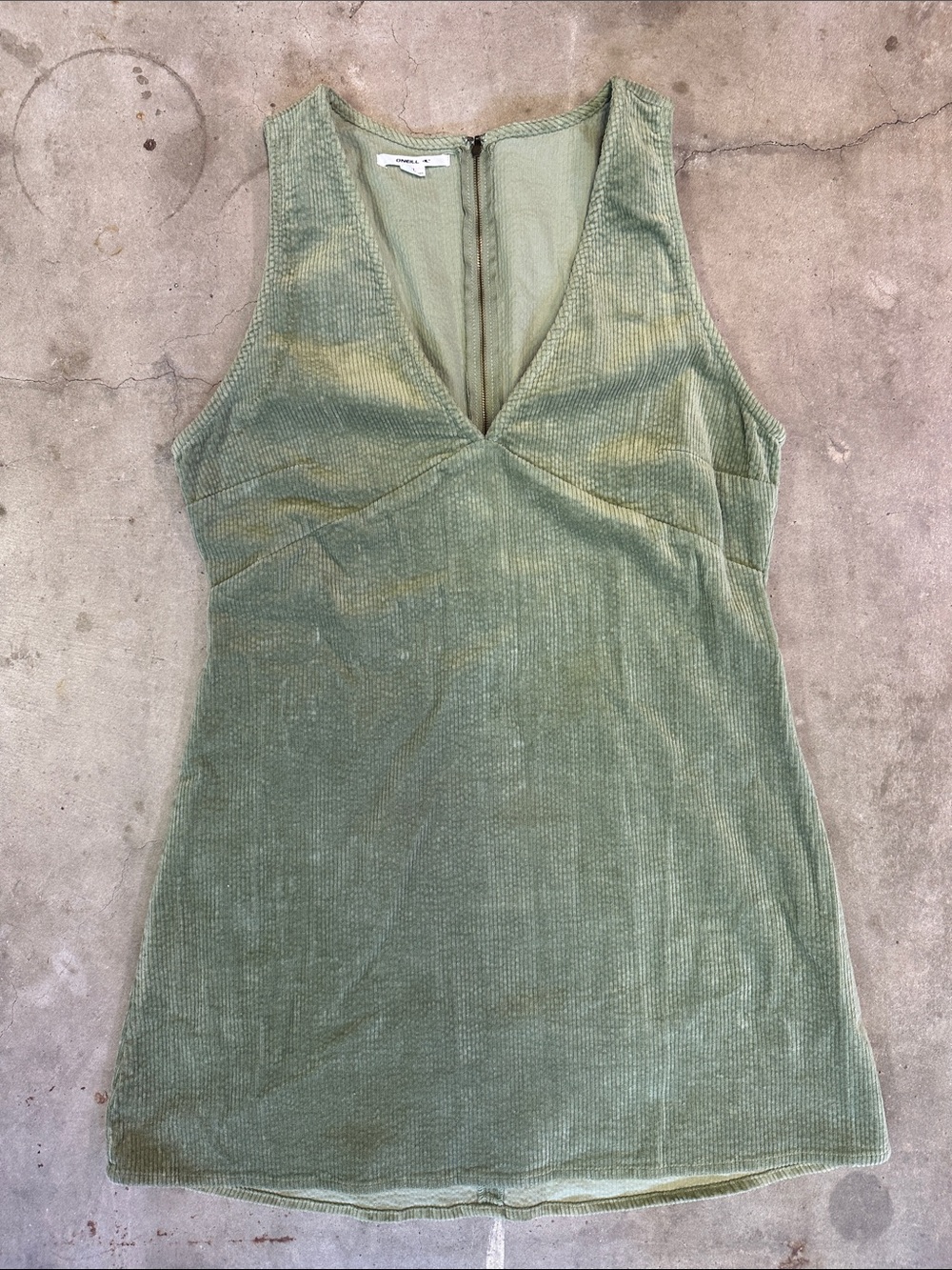 O'Neill Olive Corduroy Dress